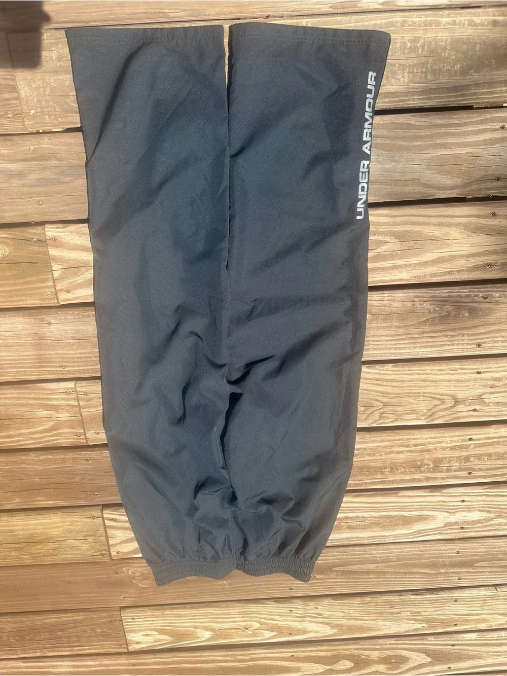 Under Armour Black mens Sweatpants with Side Zippers